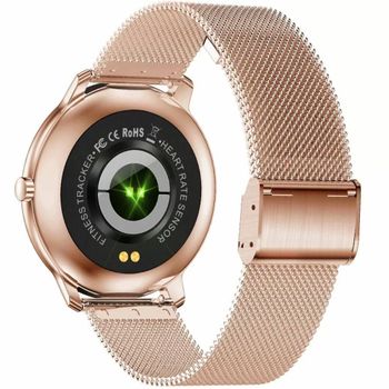 Zegarek damski Smartwatch Rubicon na złotej bransolecie RNBE66. Zegarek damski na bransolecie. Zegarek damski Smartwatch idealny na prezent dla kobiety (4).jpg